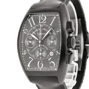 フランクミュラー FRANCK MULLER トノウカーベックス クロノグラフ 8880 CC AT NR ブラック PVD デイト メンズ 腕時計自動巻き ブラック 【中古】