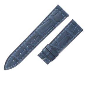 フランクミュラー FRANCK MULLER 腕時計パーツ ロングアイランド(950~)/マスタースクエア(6002S)用 クロコバンド クロコダイル ネイビー 未使用 純正 18mm 紺 【中古】