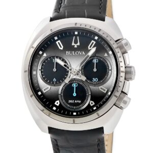 ブローバ BULOVA カーブ スポーツ 98A155 クロノグラフ ブラック 黒 スモールセコンド メンズ 腕時計クオーツ ブラック 【中古】