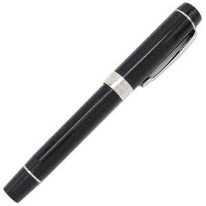 パーカー PARKER 万年筆 デュオフォールド クラシック ブラックGT センテニアル M メタル アクリライト K18(ペン先) ブラック×ゴールド 中字 1931366 【中古】未使用保管品