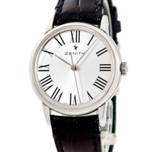 ゼニス ZENITH エリート レディ クラシック 33mm 03.2330.679/11.C714 シルバー ローマン シンプル レディース 腕時計自動巻き シルバー 【中古】