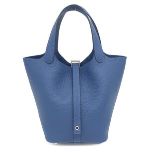 エルメス HERMES ハンドバッグ ピコタンロック 18 PM トリヨンクレマンス ブルータイ シャンパンゴールド金具 新品 未使用 2025年製 K 【箱】 【中古】未使用保管品