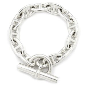 エルメス HERMES ブレスレット シェーヌダンクル GM シルバー925 シルバー 12コマ スターリングシルバー AG925 【中古】中古品
