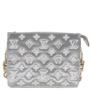 【★3％OFFクーポン】ルイヴィトン LOUIS VUITTON 2WAYバッグ クッサン BB ラムスキン シルバー ゴールド金具 ショルダー ハンドバッグ M59599 不明 【保存袋】 【中古】中古美品