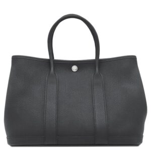 エルメス HERMES トートバッグ ガーデンパーティーTPM ネゴンダ ブラック シルバー金具 黒 2024年製 W 【箱】 【中古】