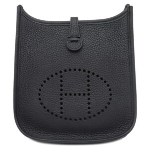 エルメス HERMES ショルダーバッグ エヴリンTPM ロング トリヨンクレマンス ブラック シルバー金具 黒 C刻印 【箱】 【中古】