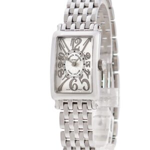 フランクミュラー FRANCK MULLER ロングアイランド プティ レリーフ 802QZREL ギョウシェ ビザン数字 レディース 腕時計クオーツ シルバー 【中古】