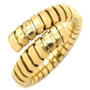 ブルガリ BVLGARI リング 指輪 トゥボガス イエローゴールド 750 18K 18金 YG 20号 【中古】新品同様品