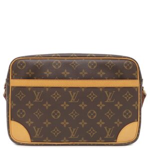 【★3％OFFクーポン】ルイヴィトン LOUIS VUITTON ショルダーバッグ トロカデロ 30 モノグラムキャンバス モノグラム ゴールド金具 茶 M51272 MB0052 【中古】中古美品