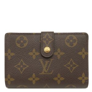ルイヴィトン LOUIS VUITTON 二つ折り財布 ポルトモネ ビエ ヴィエノワ モノグラムキャンバス モノグラム ゴールド金具 茶 がま口 M61663 CA0055 【中古】中古品