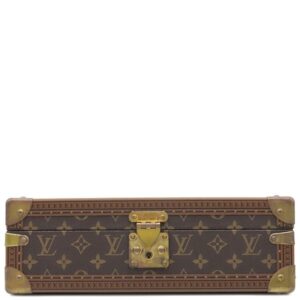 ルイヴィトン LOUIS VUITTON 小物 コフレ 8 モントル モノグラムキャンバス モノグラム ゴールド金具 ウォッチケース 時計入れ 茶 M20039 RFID 【中古】