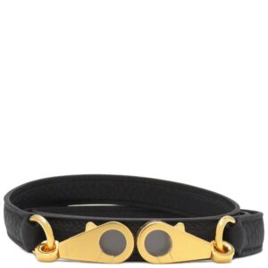 エルメス HERMES ショルダーストラップ ショルダーストラップ トゴ ブラック ゴールド金具 黒 【保存袋】 【中古】