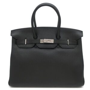 エルメス HERMES ハンドバッグ バーキン35 トゴ ブラック シルバー金具 黒 □K 【保存袋】 【中古】中古品