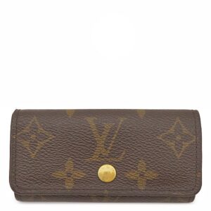 ルイヴィトン LOUIS VUITTON キーケース ミュルティクレ 4 モノグラムキャンバス モノグラム ゴールド金具 鍵入れ 4連 4本 M69517 RFID 【箱】 【中古】中古美品