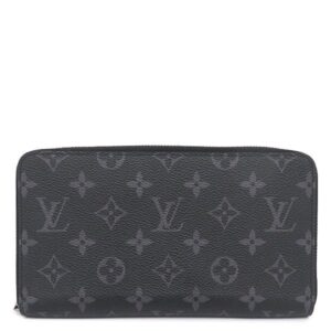 【★3％OFFクーポン】ルイヴィトン LOUIS VUITTON 長財布 ジッピー オーガナイザー NM モノグラムエクリプス モノグラムエクリプス ガンメタル金具 ラウンドファスナー M82081 RFID 【中古】中古美品