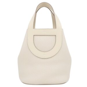 エルメス HERMES ハンドバッグ インザループ 18 トリヨンクレマンス ヴォースイフト クレ ゴールド金具 オフホワイト 2025年製 K 【保存袋】 【中古】中古美品