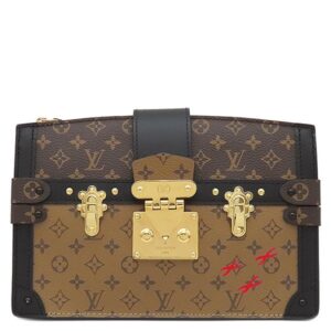 ルイヴィトン LOUIS VUITTON 2WAYバッグ トランク クラッチ モノグラムキャンバス モノグラムリバースキャンバス モノグラム×モノグラムリバース ゴールド金具 斜め掛け ショルダーバッグ M43596 RFID 【箱】 【中古】