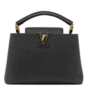 ルイヴィトン LOUIS VUITTON 2WAYバッグ カプシーヌ BB レザー トリヨンレザー ブラック ゴールド金具 ショルダーバッグ ハンドバッグ 黒×ピンク M94755 NZ0119 【保存袋】 【中古】