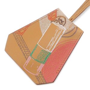 エルメス HERMES キーリング クロシェット インアンドアウト スイフト ビスキュイ シルバー金具 IN&OUT B 【箱】 【中古】未使用保管品