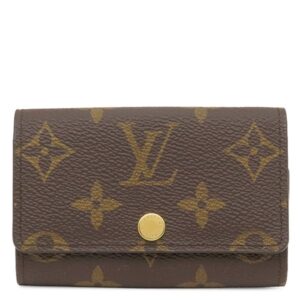 【★3％OFFクーポン】ルイヴィトン LOUIS VUITTON キーケース ミュルティクレ6 モノグラムキャンバス モノグラム ゴールド金具 茶 6連 6本 M62630 RFID 【箱】 【中古】新品同様品