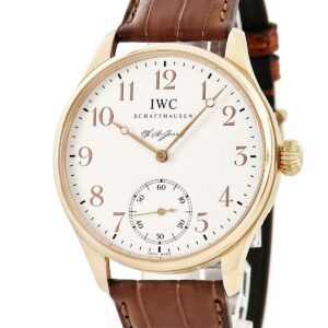IWC IWC ポルトギーゼ F.A.ジョーンズ IW544201 OH済 K18PG無垢 ホワイト 白 スモールセコンド 限定 メンズ 腕時計手巻き ホワイト 【中古】