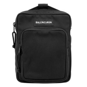 バレンシアガ Balenciaga ボディバッグ エクスプローラー メッセンジャーバッグ ナイロン ブラック マットブラック金具 ショルダーバッグ 黒 620260 【保存袋】 【中古】