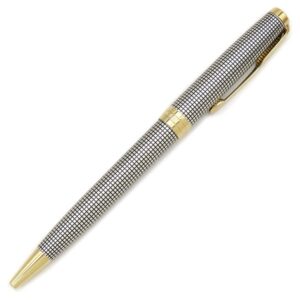パーカー PARKER ボールペン ソネット プレミアム シズレGT スターリングシルバー GP シルバーXゴールド M(中字) 黒インク 筆記確認済 AG925 1931492 【ケース】 【中古】