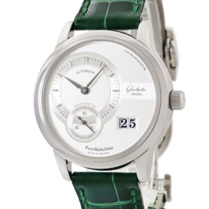 グラスヒュッテ オリジナル GLASHUTTE ORIGINAL パノマティック デイト 90-01-02-02-04 ビッグデイト スモールセコンド メンズ 腕時計自動巻き シルバー 【中古】