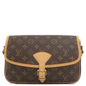 ルイヴィトン LOUIS VUITTON ショルダーバッグ ソローニュ モノグラムキャンバス モノグラム ゴールド金具 茶 斜め掛け M42250 SL1014 【中古】