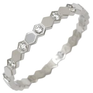ショーメ CHAUMET リング 指輪 ビー ドゥ ショーメ ダイヤ ホワイトゴールド #57(JP17) ビーマイラブ ハニカム 14石 16.5号 081890 【中古】中古美品