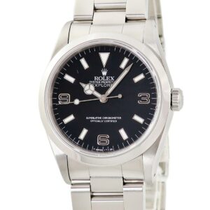 ロレックス ROLEX エクスプローラー 1 14270 E番 ブラックアウト シルバーレター トリチウム メンズ 腕時計自動巻き ブラック 【中古】