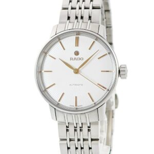 ラドー RADO クポール R22862024 未使用 シースルーバック シルバー レディース 腕時計自動巻き シルバー 【中古】