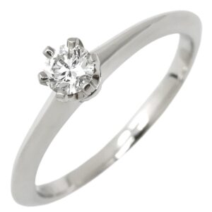 ティファニー Tiffany & Co リング 指輪 ソリティア ダイヤリング プラチナシルバー T＆Co. 一粒 1P 立爪 0.20ct プラチナ950 11.5号 【箱】 【中古】中古美品
