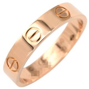 カルティエ Cartier リング 指輪 ミニラブリング ピンクゴールド #50(JP10) スモールモデル LOVE Ring 18K 750PG 10号 B4085200 【中古】中古美品