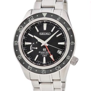 グランドセイコー Grand Seiko スポーツコレクション スプリングドライブ GMT SBGE001 9R66-0AA0 ブラック メンズ 腕時計自動巻き ブラック 【中古】