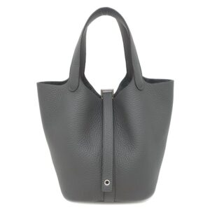 エルメス HERMES ハンドバッグ ピコタンロック 18 PM トリヨンクレマンス グリミスティ シルバー金具 新品 未使用 グレー 2026年製 G 【箱】 【中古】未使用保管品