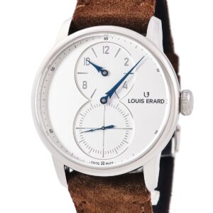 ルイ・エラール LOUIS ERARD エクセレンス トリプティック レギュレーター LE85237AA21BVA31 未使用 シルバー メンズ 腕時計自動巻き シルバー 【中古】