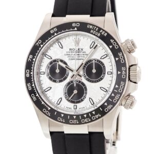 ロレックス ROLEX コスモグラフ デイトナ 126519LN ランダム番 K18WG無垢 メテオライト クロノグラフ メンズ 腕時計自動巻き シルバー 【中古】中古美品