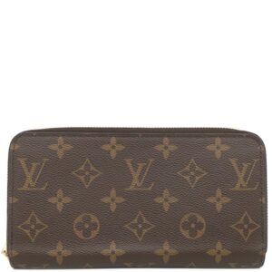 ルイヴィトン LOUIS VUITTON 長財布 ジッピーウォレット モノグラムキャンバス ブラウン ゴールド金具 茶 ラウンドファスナー M42616 MI0261 【箱】 【中古】
