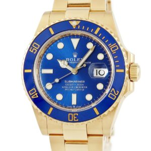 ロレックス ROLEX サブマリーナー デイト 126618LB ランダム番 K18YG無垢 ブルー 青サブ ベンツ針 メンズ 腕時計自動巻き ブルー 【中古】