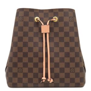 ルイヴィトン LOUIS VUITTON ショルダーバッグ ネオノエ ダミエキャンバス ヴィーナス ゴールド金具 茶 ピンク ダミエエベヌ 巾着バッグ N40198 FZ4189 【保存袋】 【中古】中古美品