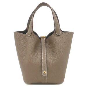 エルメス HERMES ハンドバッグ ピコタンロック PM トリヨンクレマンス エトゥープ ゴールド金具 新品 未使用 グレージュ 2026年製 G 【箱】 【中古】未使用保管品