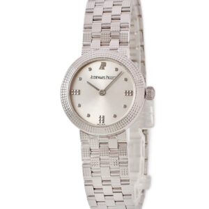 オーデマピゲ AUDEMARS PIGUET クラシック 79363BC.G.1119BC OH済 K18WG無垢 シルバー クル・ド・パリ レディース 腕時計手巻き シルバー 【中古】中古美品