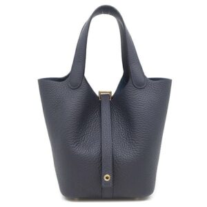エルメス HERMES ハンドバッグ ピコタンロックPM トリヨンクレマンス ブルーニュイ ゴールド金具 新品未使用 K刻印(2025年) 【箱】 【中古】