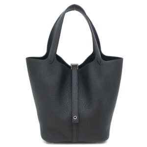 エルメス HERMES ハンドバッグ ピコタンロックMM トリヨンクレマンス ブラック シルバー金具 新品 未使用 2025年製 K 【箱】 【中古】