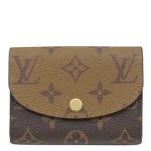 【★3％OFFクーポン】ルイヴィトン LOUIS VUITTON コインケース ポルトモネ ロザリ モノグラムキャンバス モノグラムリバースキャンバス モノグラムリバース ゴールド金具 小銭入れ カードケース M82333 RFID 【保存袋】 【中古】未使用保管品