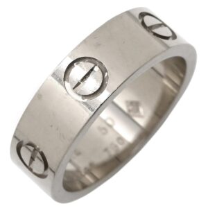 カルティエ Cartier リング 指輪 LOVE ラブリング ホワイトゴールド #50(JP10) 750 18K WG クラシックモデル 9号 B4084700 【中古】中古品