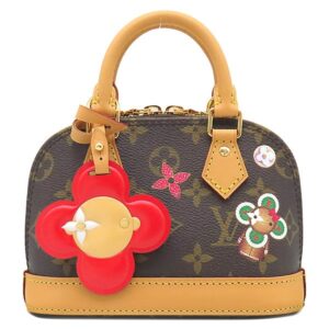 ルイヴィトン LOUIS VUITTON ショルダーバッグ ナノ アルマ モノグラムキャンバス モノグラム×キャンディレッド ゴールド金具 ヴィヴィエンヌ ホリデー コレクション M12199 RFID 【保存袋】 【中古】未使用保管品