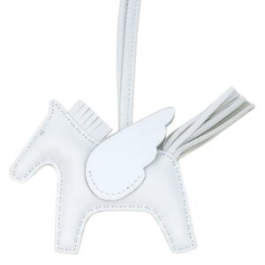 エルメス HERMES バッグチャーム ロデオPM ペガサス アニョーミロ ブルーブリュム 水色 単色 2024年製 W 【中古】新品同様品