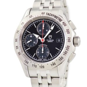 チュードル TUDOR クロノチック 79390P ブラック 黒 クロノグラフ デイト タキメーター チューダー メンズ 腕時計自動巻き ブラック 【中古】